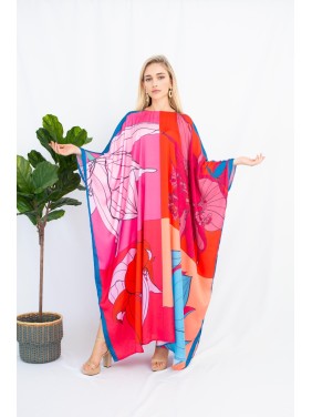 Pink Loose Robe Design Skirt