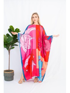 Pink Loose Robe Design Skirt