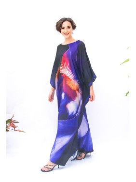 Blooming Iris Robe Dress