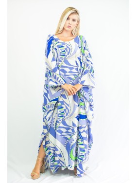Blue Psychedelic Art Robe...