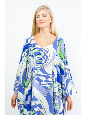 Blue Psychedelic Art Robe...