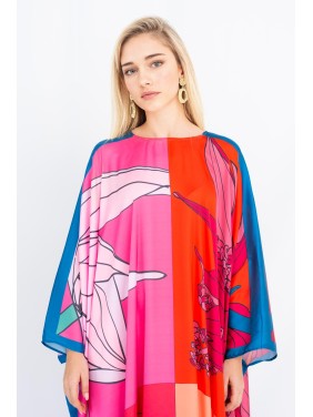 Pink Loose Robe Design Skirt