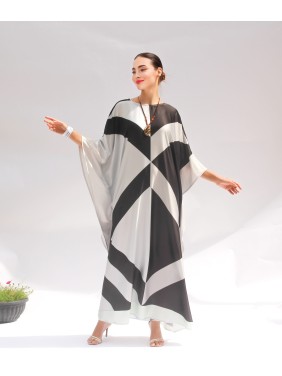 Black and white geometric...