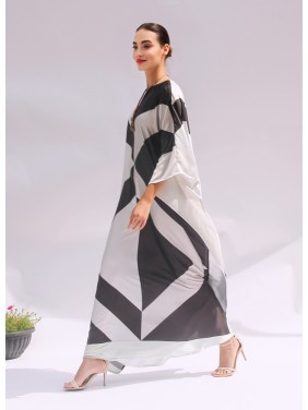 Black and white geometric...
